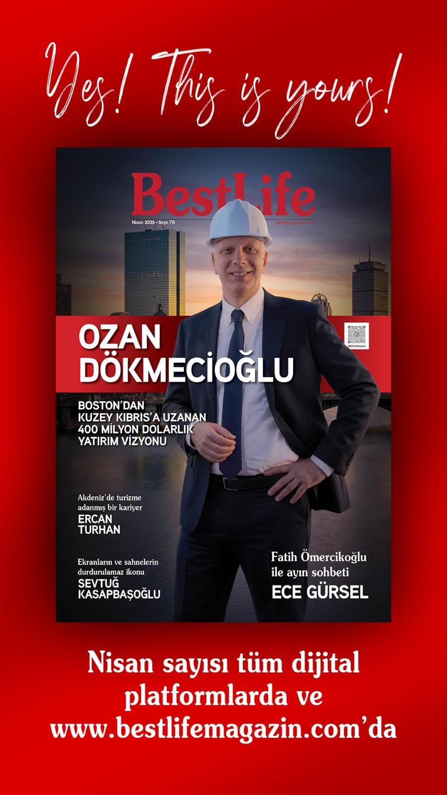 UÇANKUŞ MAGAZİN | Best life Nisan sayısı çıktı
